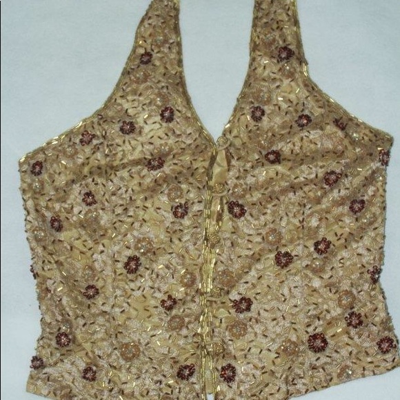 Sequin halter top - Picture 7 of 8